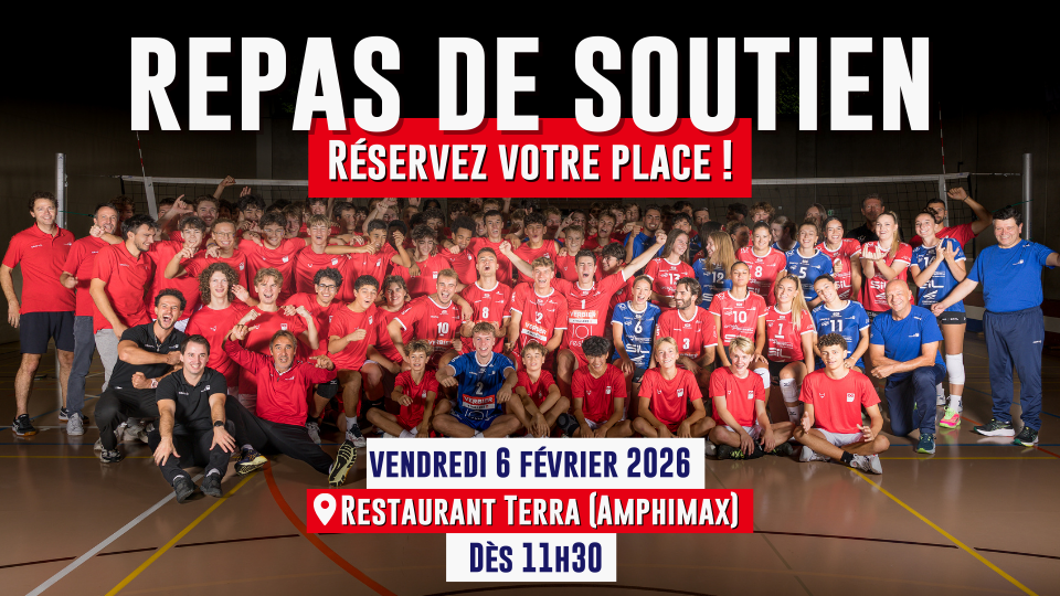 Repas de soutien – Réservez votre place !