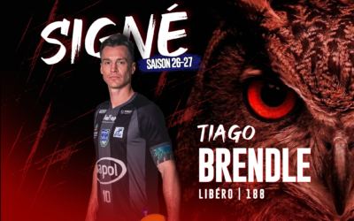 Tiago Brendle, libéro brésilien, rejoint le LUC Volleyball !