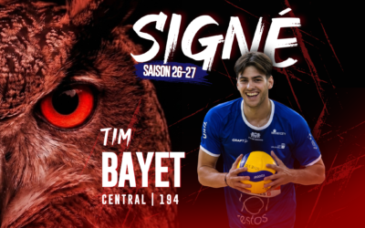 Prolongation : Tim Bayet reste fidèle au LUC Volleyball !