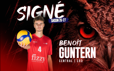 Notre jeune central Benoît Guntern promu en équipe première !