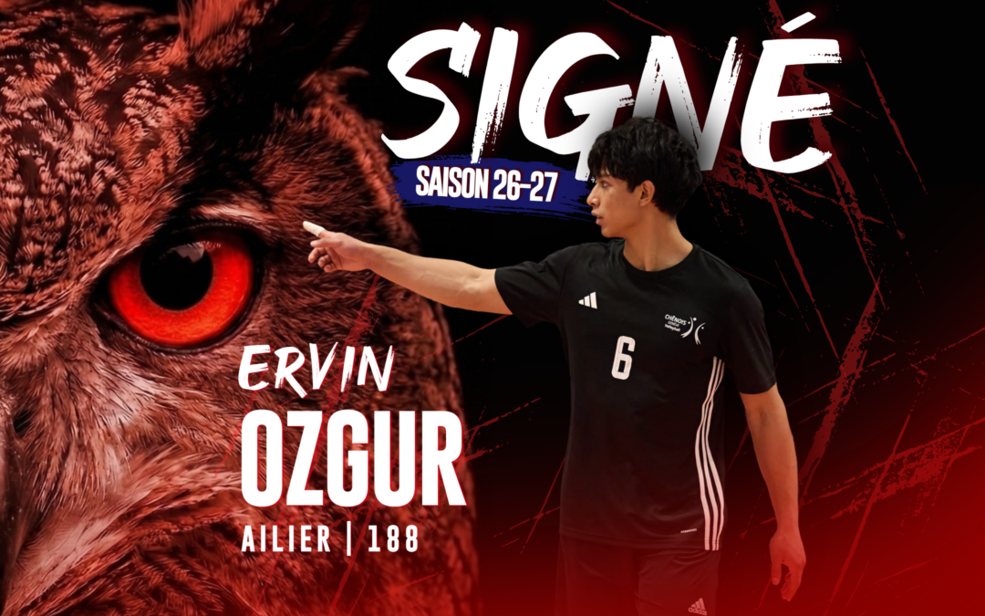 L&rsquo;ailier Ervin Ozgur s&rsquo;engage avec le LUC Volleyball !