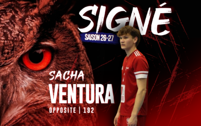 Le jeune opposite Sacha Ventura rejoint le LUC Volleyball !